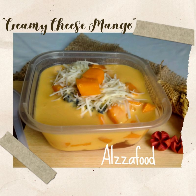 

Creamy cheese mango #dessert enak kekinian keju mangga jelly #makananenak #cheese #mangga #thailand