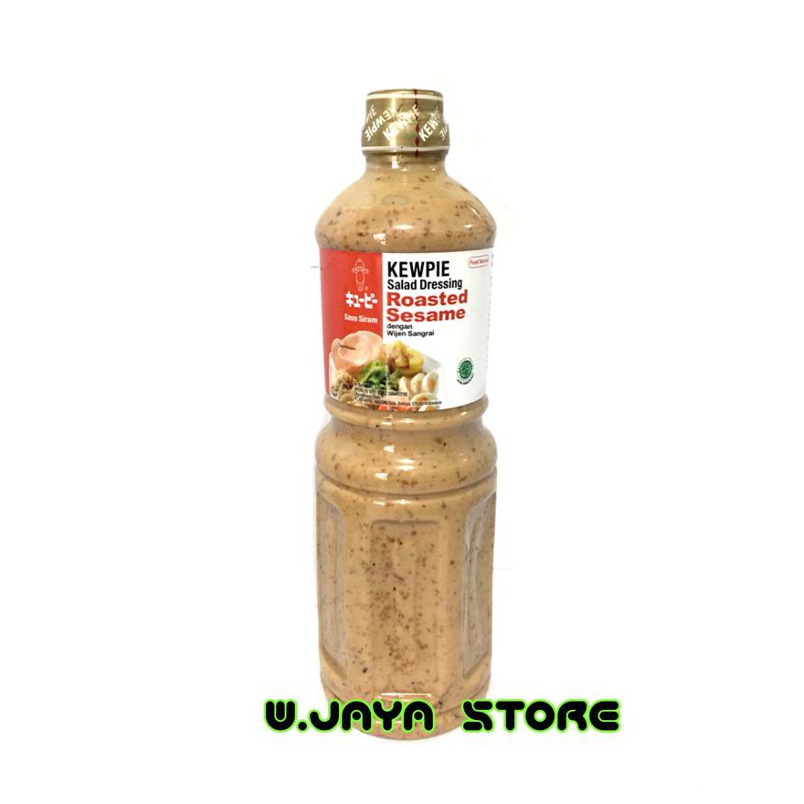 

e9m1 kewpie salad dressing roasted sesame/ salad dressing wijen sangrai 1lt 0nie