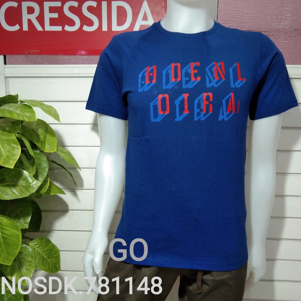 gof CRESSIDA + NOS4  KAOS FASHION 100% ORIGINAL Atasan Baju Pria (SLIMFIT)