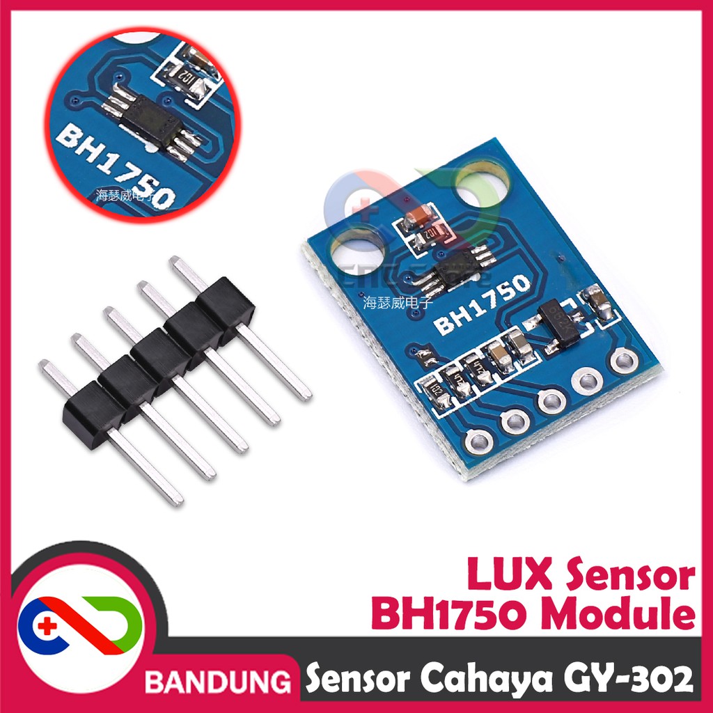 GY-302 BH1750 MODULE SENSOR CAHAYA LUX SENSOR INTENSITAS CAHAYA LUMEN CANDELA