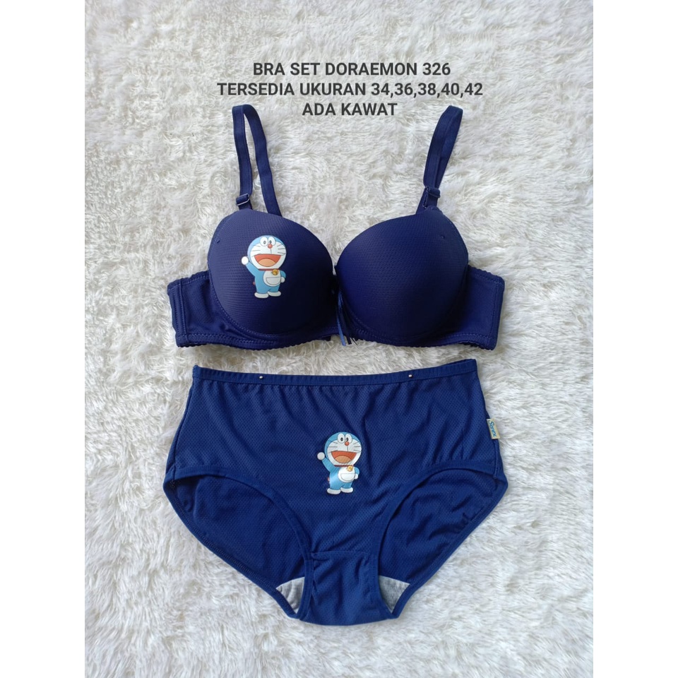 BRA SET DORAEMON / DORAEMON / DALAMAN WANITA / BRA CD DORAEMON