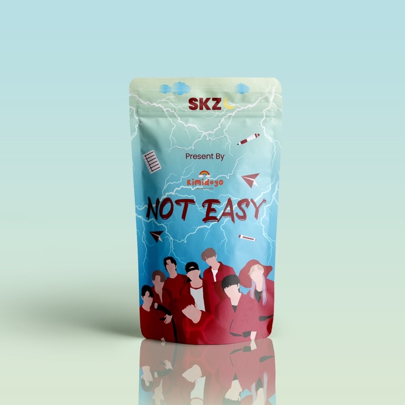 FANKIT ALA SNACK STRAY KIDS &quot;NOT EASY&quot; ALBUM SKZ NO EASY ALAT TULIS SNACK PC