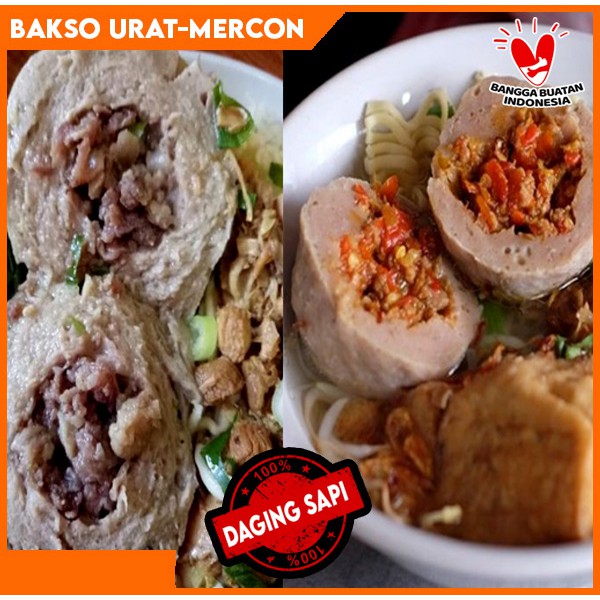 

BAKSO SAPI ASLI URAT + MERCON PEDAS - BAKSO MERCON BAKSO PEDAS BAKSO URAT/HALAL/NON PENGAWET ENAK