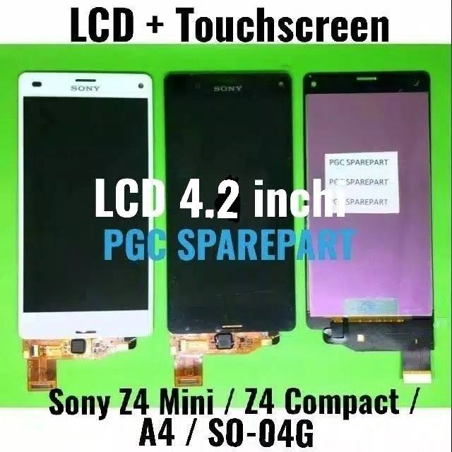 Original OEM LCD Touchscreen Fullset 4.2" Sony Xperia Z4 Mini / Compact Docomo SO-04G A4 PM-0816-BV