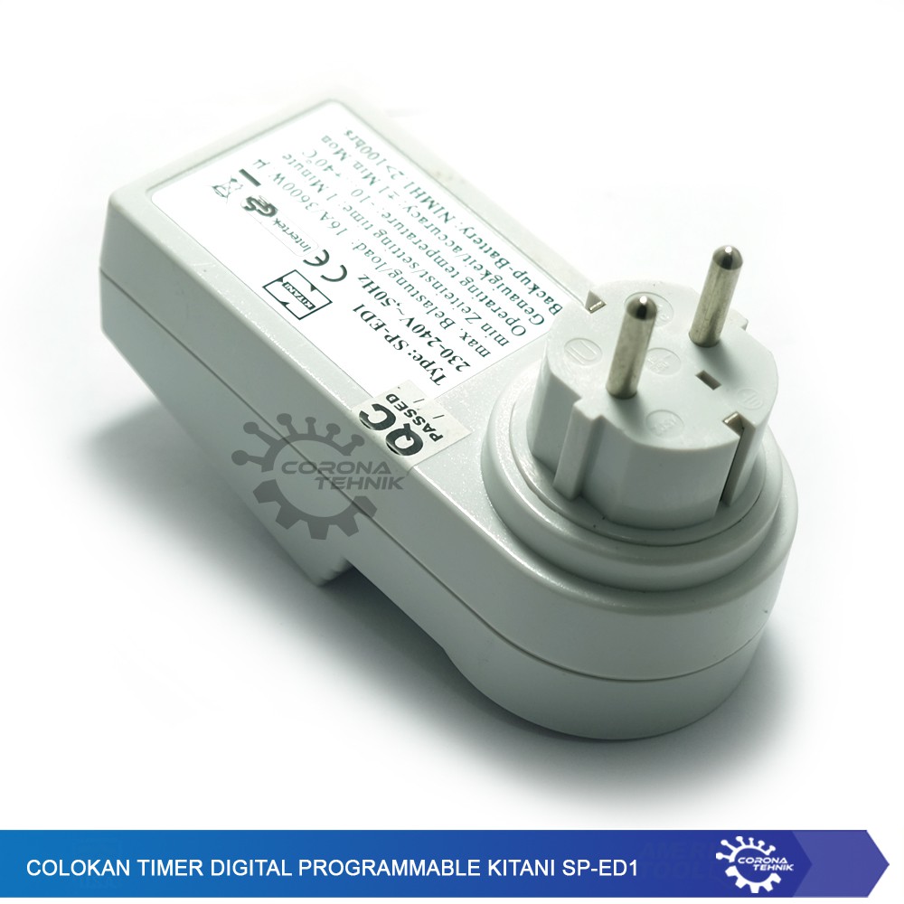 Colokan Timer Digital Programmable Kitani SP-ED1