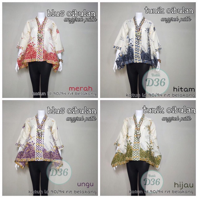 BLUS CIBULAN ANGGREK PUTIH SUPER JUMBO LD 120 XXXXXL 5L BATIK CANTIK BLOUSE BIG SIZE SERAGAM PLUS SIZE KANTOR KERJA PESTA KONDANGAN NIKAHAN