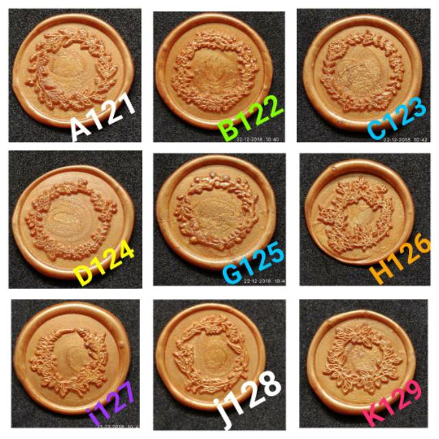 

Seal wax stamp FRAME ORNAMEN lilin segel stempel sealing stampel