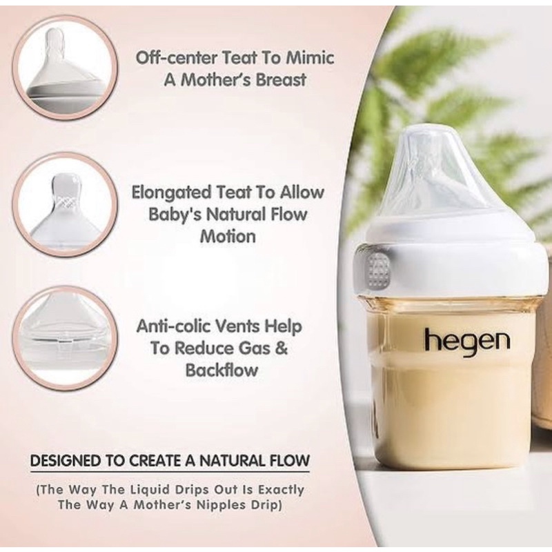 Hegen PCTO™ Feeding Bottle Teats Extra Slow Flow / Slow Flow / Medium Flow / Fast Flow / Thick Feed Flow