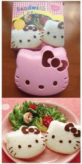 Cetakan Nasi Bento - Sandwich Mold Kitty