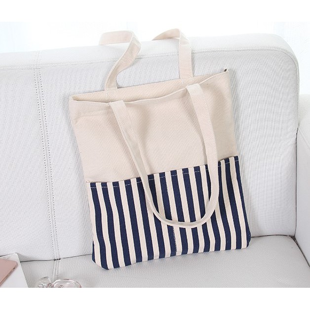 ILAHUI Handbag Classic Striped / Fashion Bag