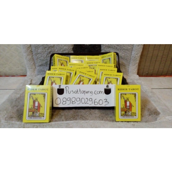 Promo JUAL KARTU RAMAL TAROT RIDER  BUKU PANDUAN BAHASA INDONESIA Berkualitas