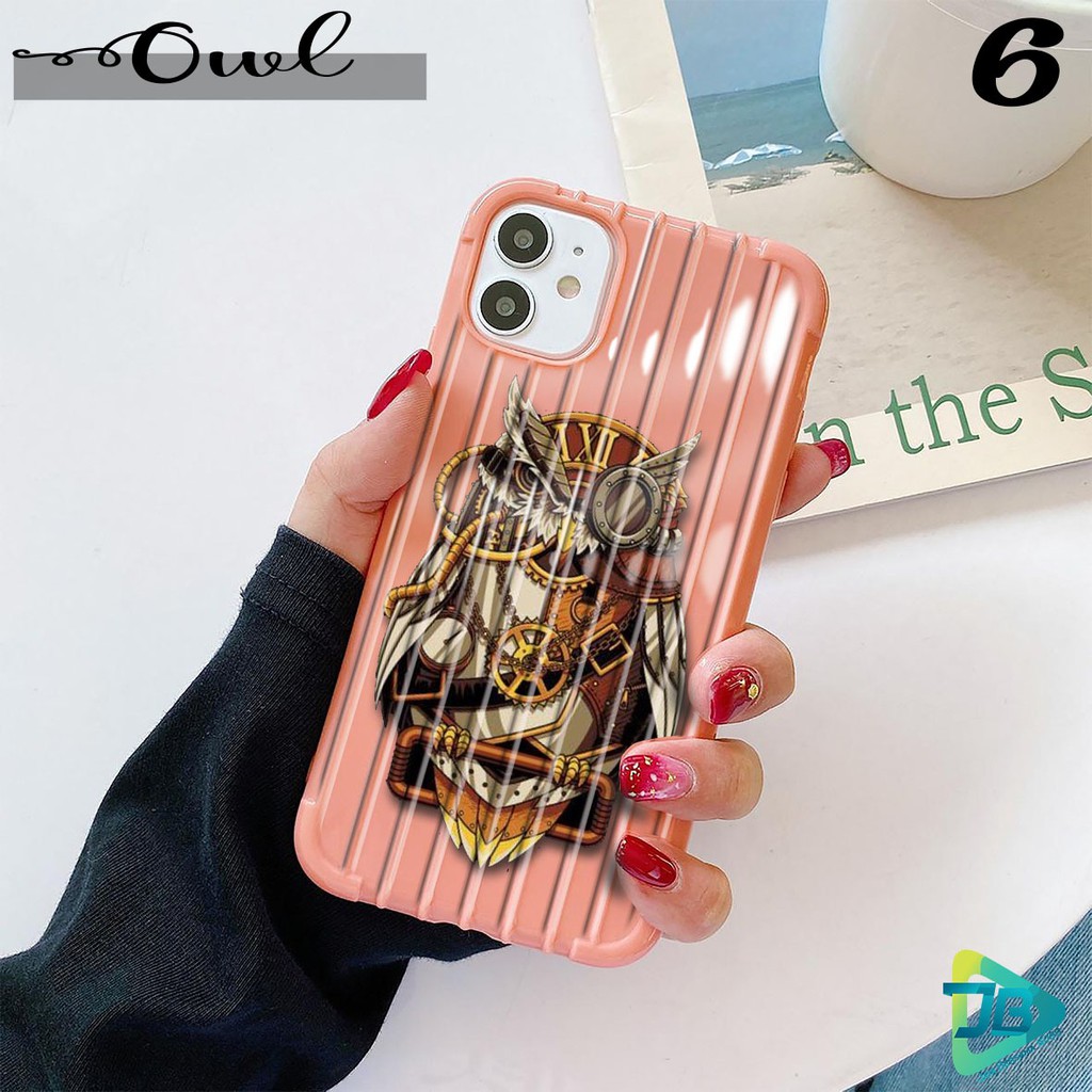 Softcase OWL iphone 6 6g 6g+ 7g 7g+ 8 8+ x xs max se 2020 11 12 mini pro max JB2981