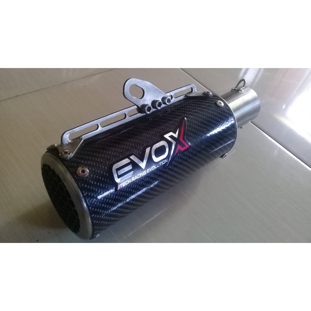 KNALPOT RACING 3 TECH EVOX X1GPC CARBON ORIGINAL (SILINCER ONLY)