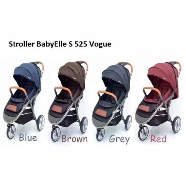 STROLLER KERETA DORONG BAYI BABYELLE S 525 VOGUE / DORONGAN BAYI RODA 3 BABYELLE S525 BISA GOSEND