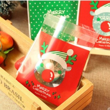 

packing NATAL 7x7 christmas HARGA PER 10 PC box kertas plastik makanan bungkus cake kue