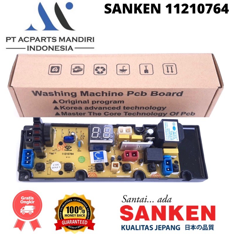 modul pcb mesin cuci sanken AWS 866 PP ( 11210764 )