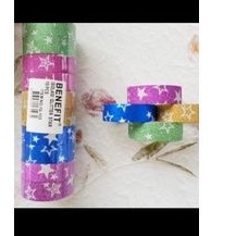 

Isolasi Glitter Star (10 Roll) / Isolasi Glitter Motif Bintang