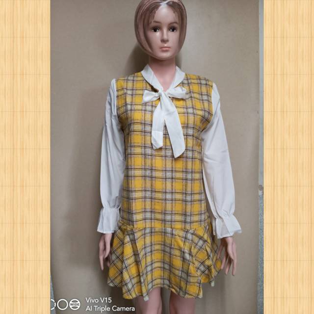 Dress import Pita leher Cantik