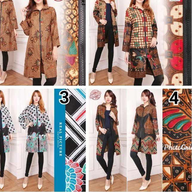 [⚡amanah99✔️] Atasan Long Tunik Jenita Batik Wanita