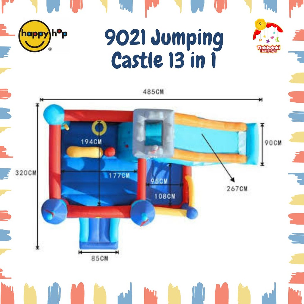 Happy hop 9021 Jumping Castle 13 in 1