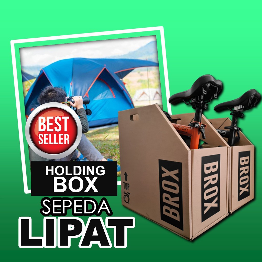 Tempat Penyimpanan Sepeda Lipat Brox Brompton Box Kardus Sepeda Lipat