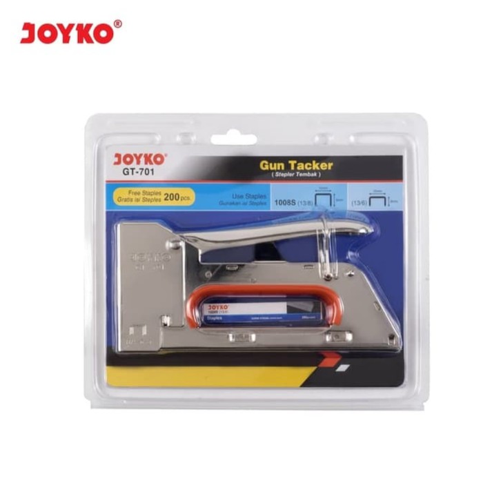 

GUN TACKER / STAPLER TEMBAK JOYKO GT-701 / STAPLES TEMBAK JOYKO GT-701