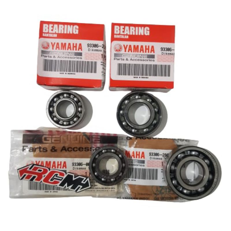 BEARING LAKER LAHER RASIO RATIO SET NEW JUPITER MX NEW JUPMX NJMX NEW JUP MX 4 MACAM KODE 50C ORI ORIGINAL ASLI YAMAHA PARTS