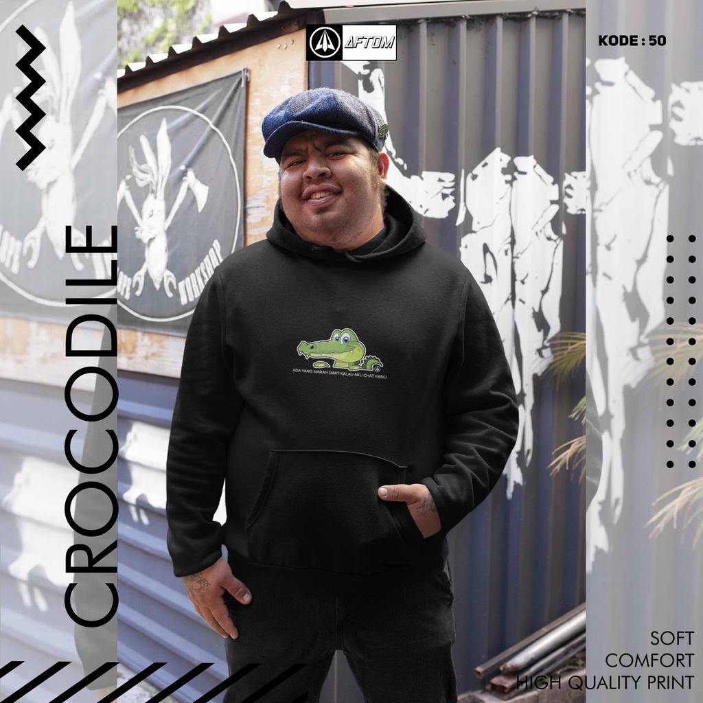 Hoodie Crocodile