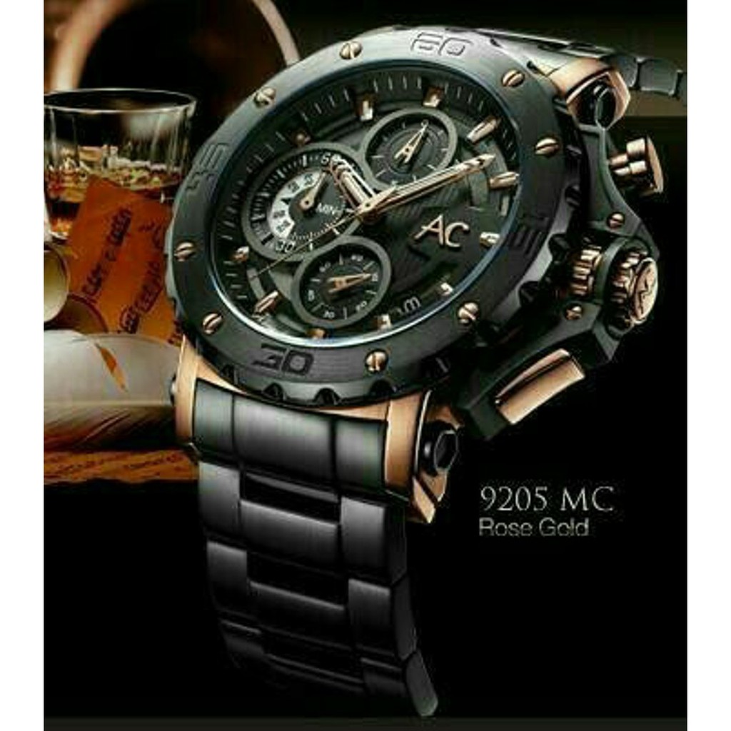 AC COLLECTION 6205 JAM TANGAN PRIA ALEXANDRE  CHRISTIE ORIGINAL