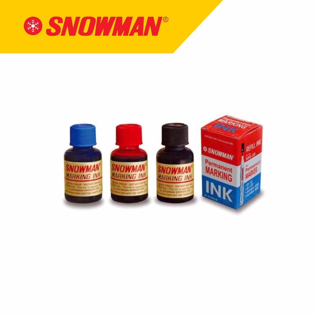 

Snowman Permanent Marker Refill Tinta Spidol MIG-20