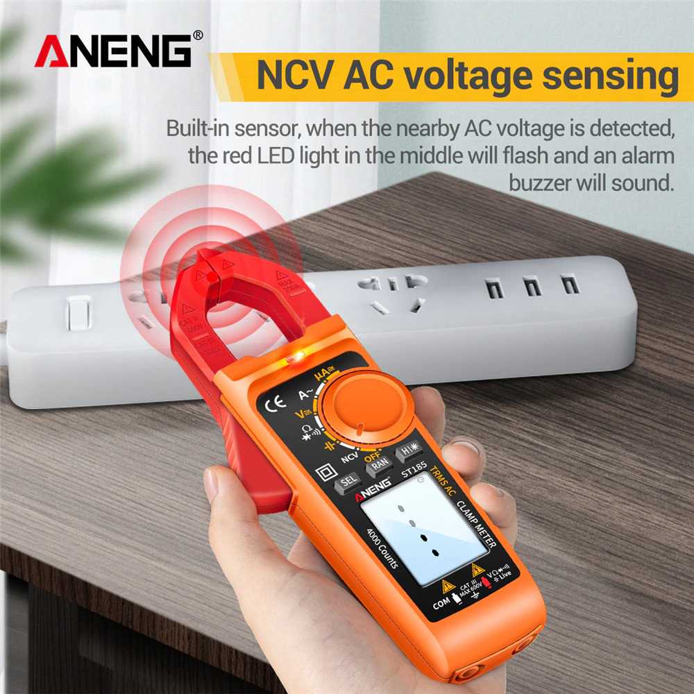 IDN TESTER - ANENG Digital Multimeter Voltage Tester Clamp - ST185