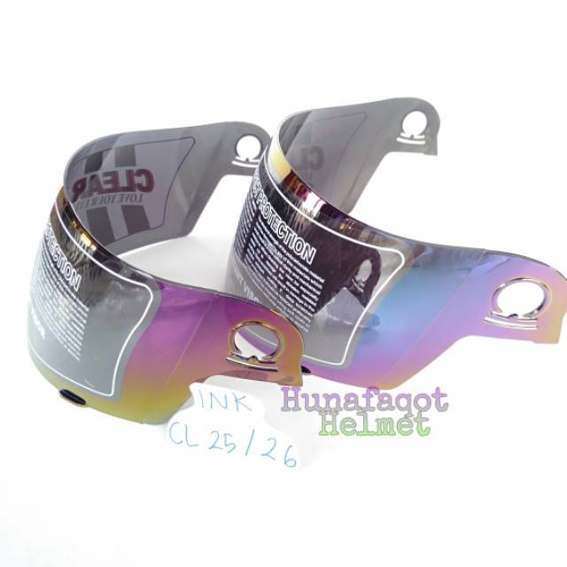KACA VISOR HELM INK CL 25 CL25 INK CL 26 CL26 RAINBOW PELANGI