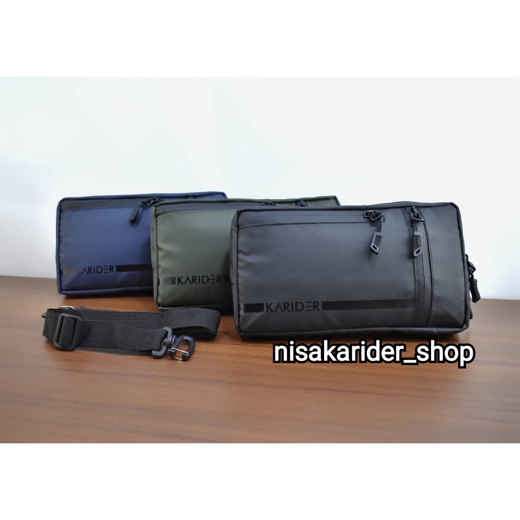 tas tablet karider pria/wanita waterproof real pic