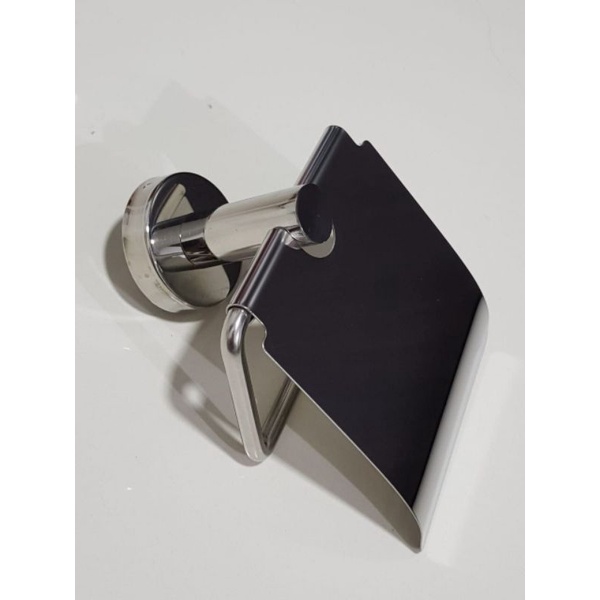 Tempat Tissue stainless wastafel Toilet , Dispenser Tisu Holder Gulung