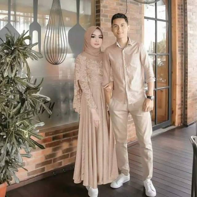 Baju gamis syar'i/Baju gamis couple keluarga
