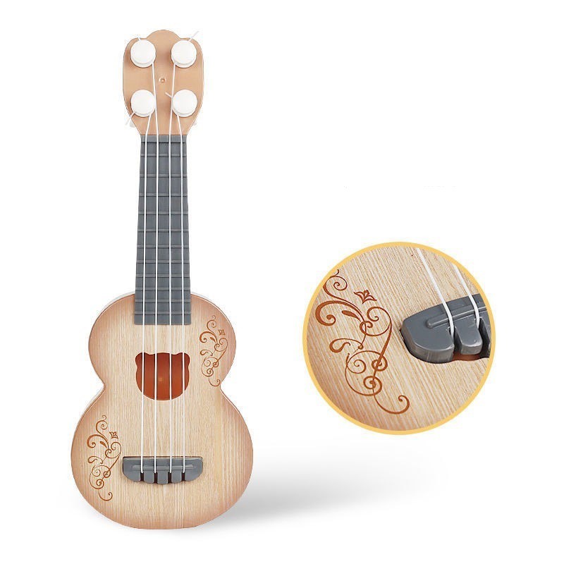 CR CM-P26 Alat Musik Gitar Ukulele Kayu Edukasi Anak / Gitar Mini Senar 4 Musik Mainan Anak-7