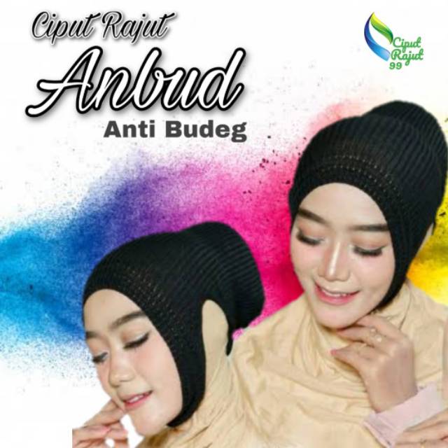 CIPUT RAJUT ANBUD ANTEM inner hijab rajut anti budeg Anti tembem