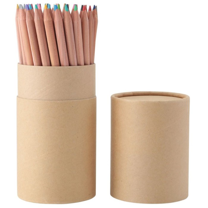 

MUJI - 60 Colored Pencil in Paper Tube Case - Made in Japan