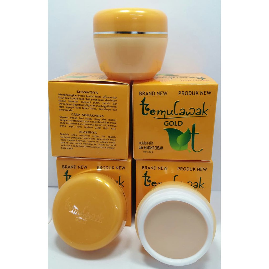 Asli 100% cream TEMULAWAK GOLD / cream TEMULAWAK GENTONG ori Terpopuler