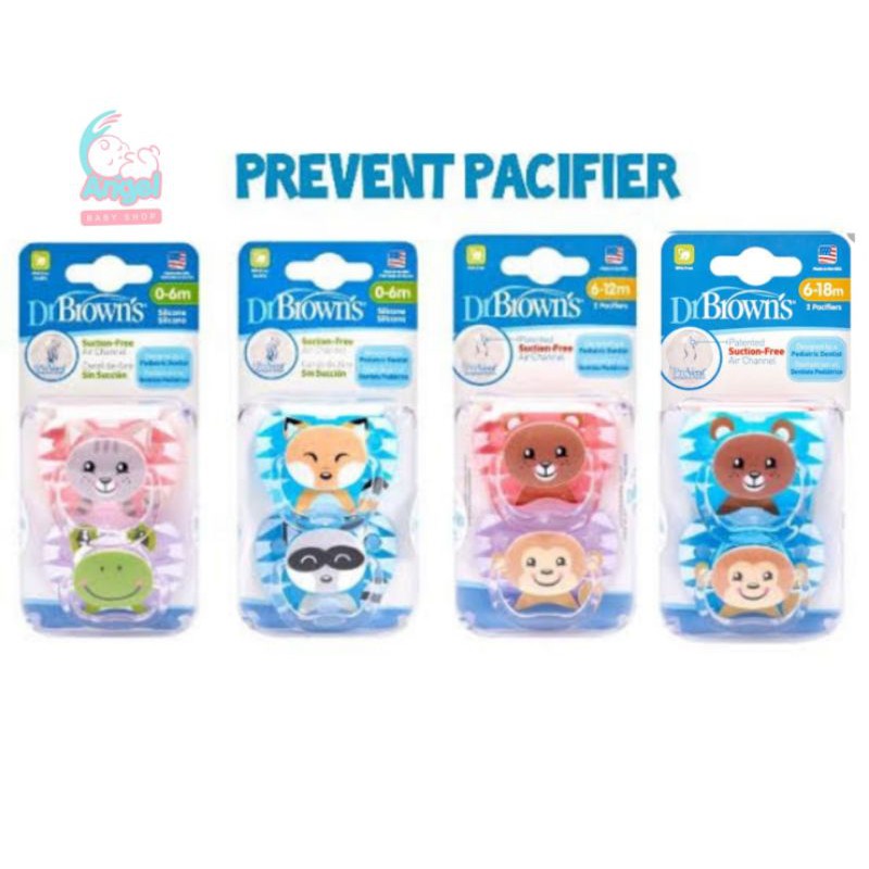 Dr.browns pacifer S1 boy&amp;girl/S2 boy&amp;girl 2pcs