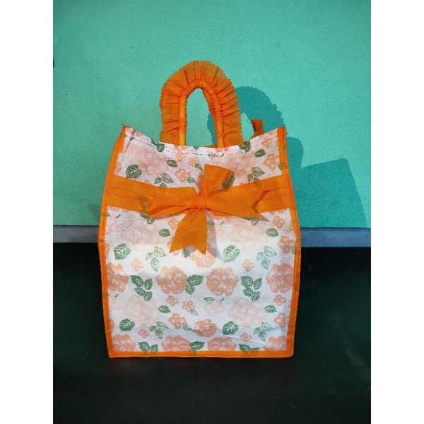 Tas hajatan pita renda/rempong motif