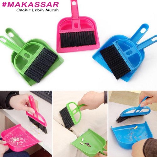 SAPU MINI SET SERBAGUNA SAPU PENGKI MINI DUSTPAN SET SEROKAN / SAPU DEBU MOBIL KEYBORD PERABOT RUMAH