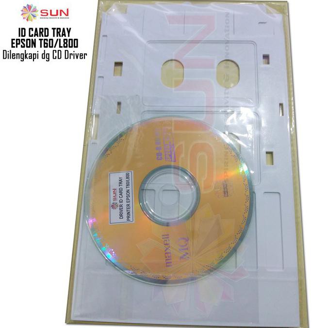

PAKET ID CARD TRAY EPSON T60/ L800 / L850 + PVC 25 PCS PROMO