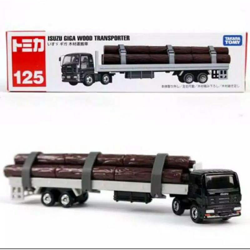 Tomica Long 125 ISUZU GIGA WOOD TRANSPORTER TAKARA TOMY