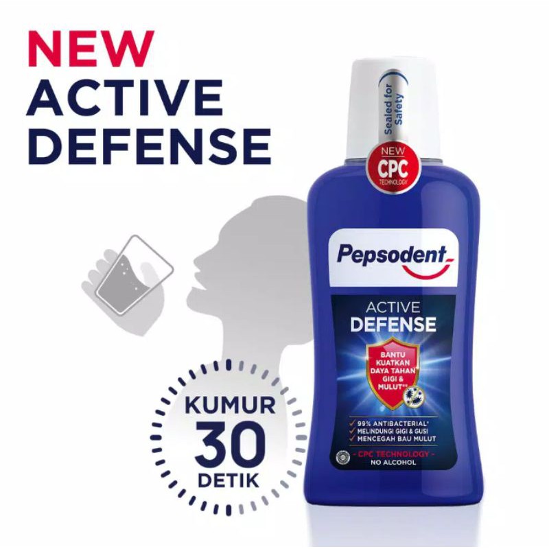 PEPSODENT Mouthwash Active Defense 300ml