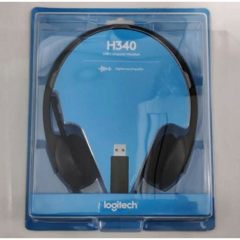 Logitech Headset H340 Original USB Adaptor (H-340) Garansi Resmi