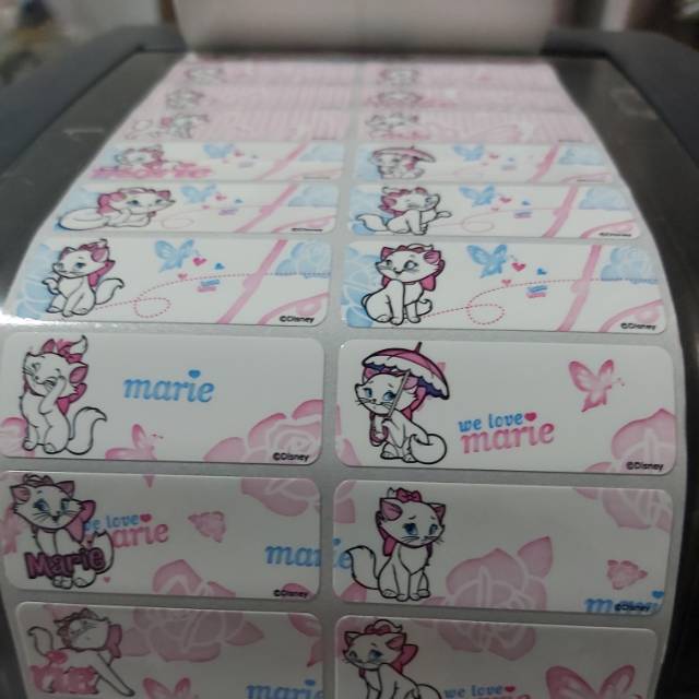

Label nama MARIE THE CAT size S M L