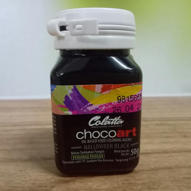 

COLATTA CHOCOART OIL BASED COLORING AGENT HALLOWEEN BLACK 50GRAM