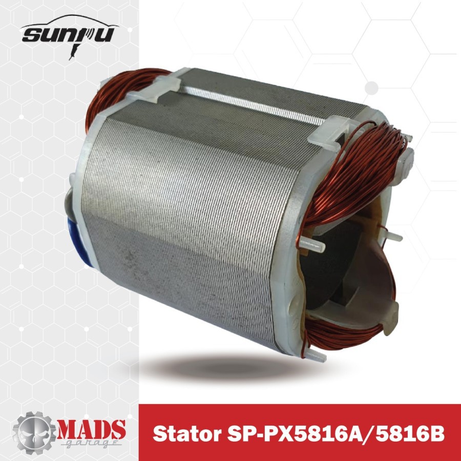 Stator Mesin Poles/Polisher Dual Action Sunpu SP-PX5816A / 5816B Ori