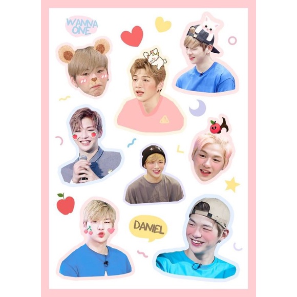 

(COD)sticker WANNA ONE member kpop aesthetic journaling